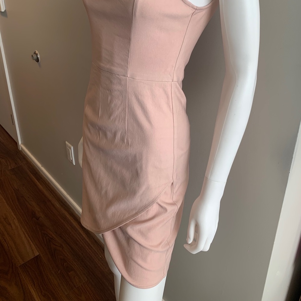 Blush Pink Mini Dress